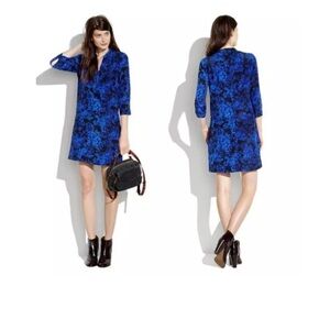 Madewell Blue Patterned Dress